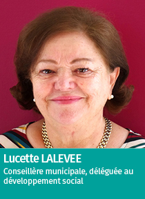Lucette Lalevée conseillère Municipal.