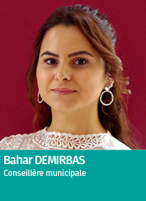 Bahar Demirbas conseillère municipale.