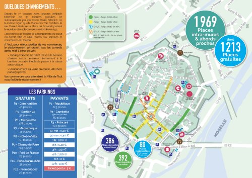 Plan de stationnement de la ville de Toul.