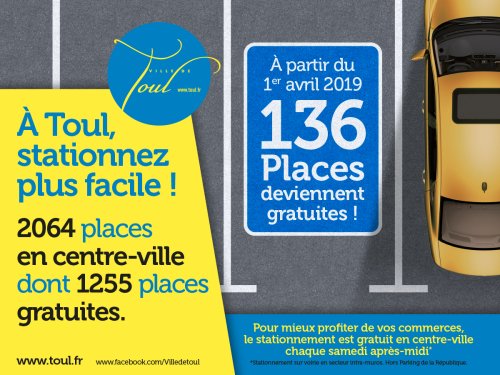 Plaquette pour le stationnement plus facile 
